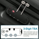 Luggage Hardside Carry on Suitcase Set