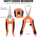 7 pcs garden shears Stainless steel