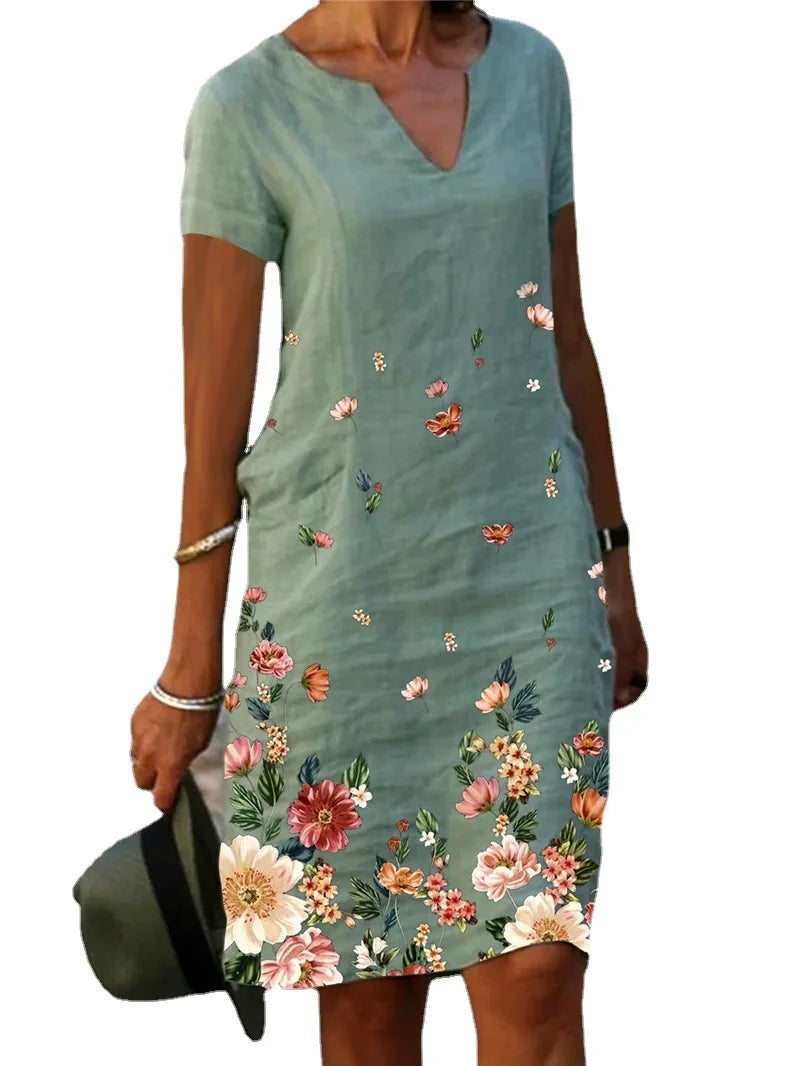Women's Oversized Printed Dress