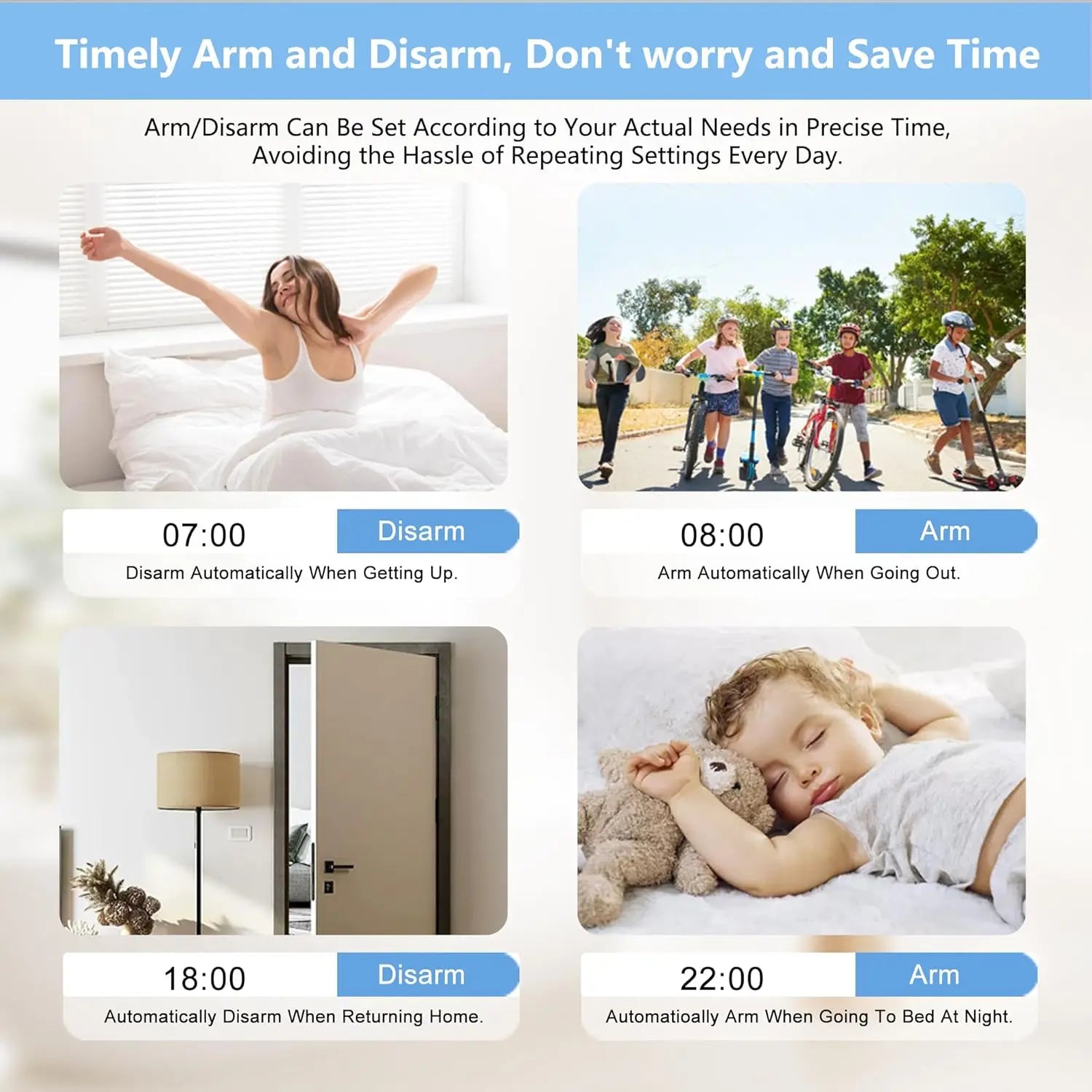 TUYA GSM Alarm System Security Protection Smart Home Alarm 4G WIFI Smart Life Control Door Sensor Burglar IP Camera Work Alexa
