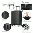 Luggage Hardside Carry on Suitcase Set
