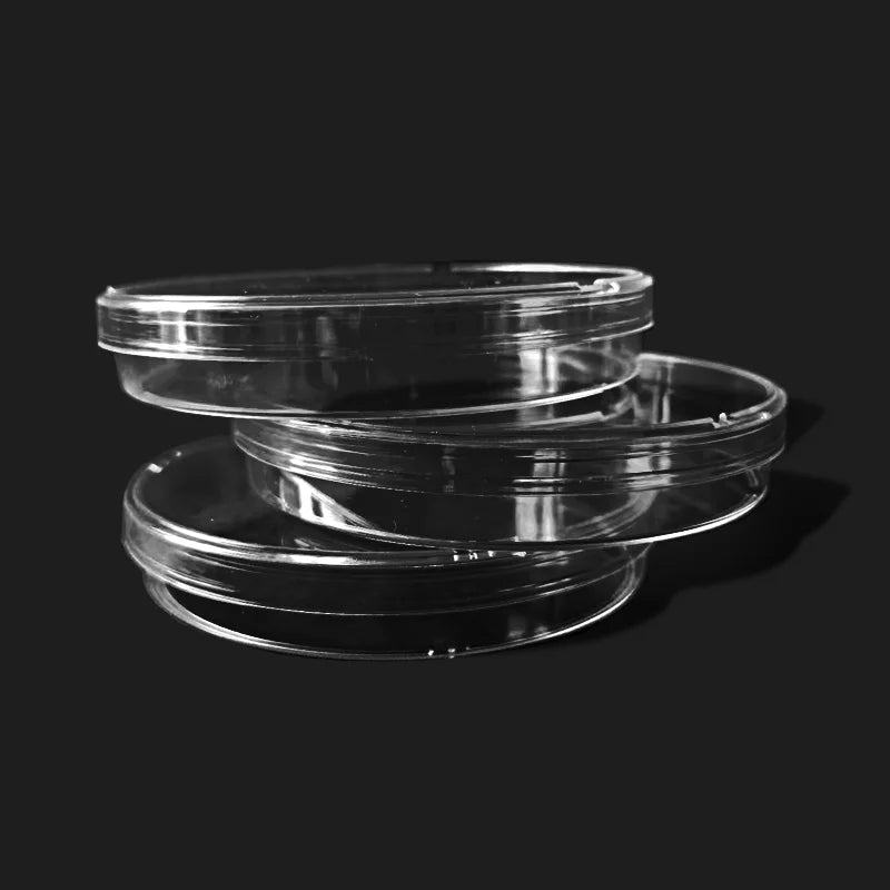 90mm10Pcs Petri Dishes Plastic Transparent