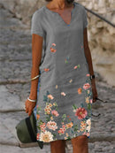 Women's Oversized Printed Dress