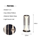 Glass Floor Lamp