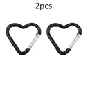 Heart Shape Keychain Clip