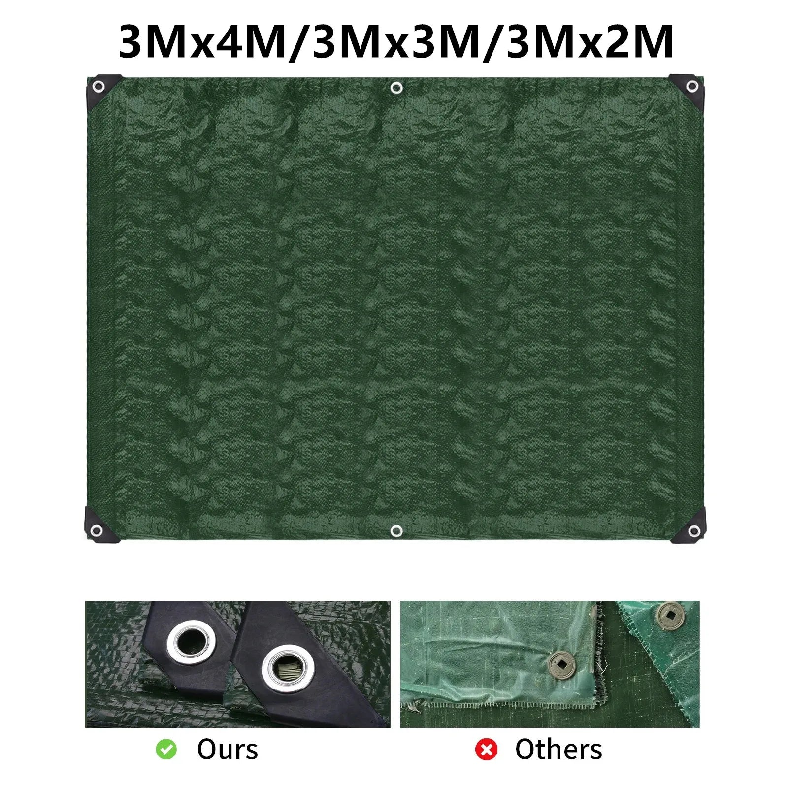 Large Heavy Duty Waterproof Tarpaulin