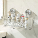 New Shower Suction Cup Shelf Basket