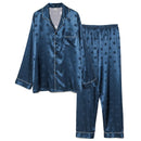 Men Ice Silk Pajamas Suit