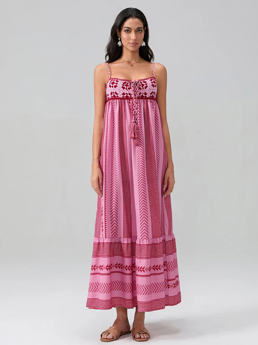 Women Sleeveless Flowy Dress