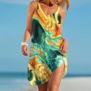 Women’s Slip Dress Bohemain Summer Woman Casual Clothing