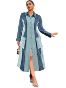 Women's Plus Size Denim Dress