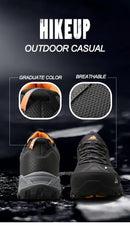 Men's Breathable Cushioning Nonslip Hiking Sneakers