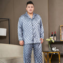 Man Casual Loose Luxury Print Sleepwear