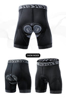 Mesh Cycling Underwear Gel Pad Shockproof MTB Bike Shorts