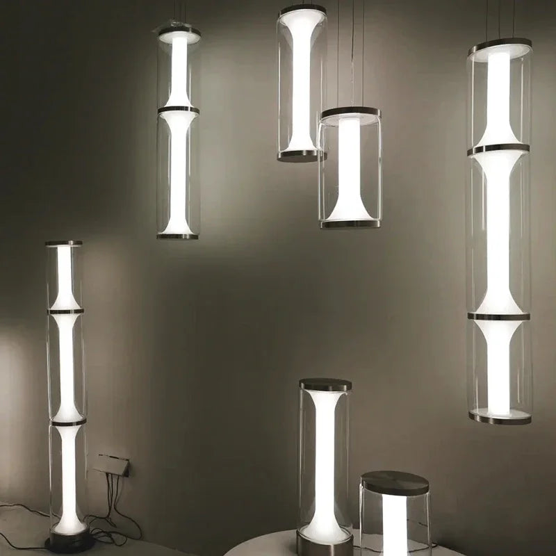 Glass Floor Lamp