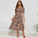Women's Spring Floral Print Dress