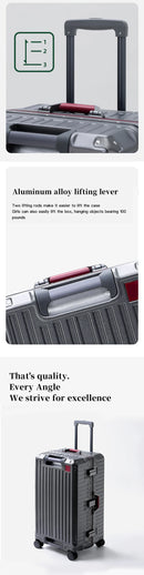 Men Carry-On Aluminum Luggage