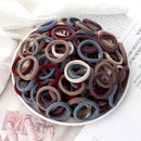 50Pcs Women Girl Mixed Colors Hair Bands