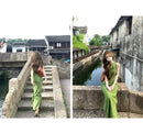 Ramie Linen Slip Dress 2025 Summer Women Sleeveless Maxi Dress Organic Minimalist Aesthetic Waist Defined Sustainable ResortWear