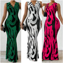 Women Long Sleeveless Midi Dress