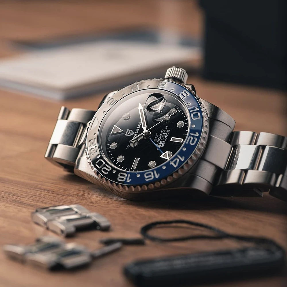 New Luxury Left Crown Mens Watches