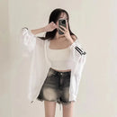 Women Thin Linen Jacket Fashion Ladies Outerwear White Sunscreen Clothing Retro  Loose Long Sleeve Female Knitted Cardigan 2025