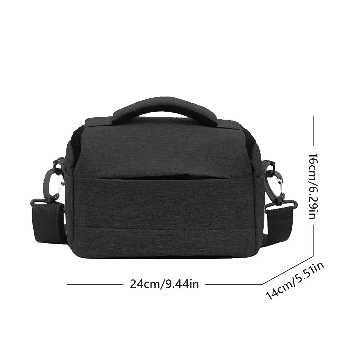 1PC Black Nylon DSLR Camera Bag