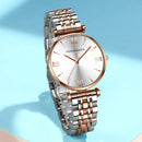 Luxury Fashion Rose Gold Stainless Steel Watch