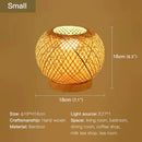 Contemporary Bamboo Weaving Table Lamp