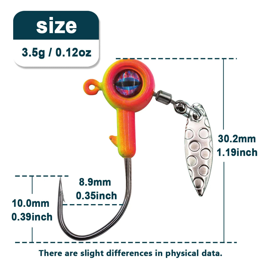 3.5g  Orange / 5Pcs with Box