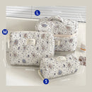 1pcs Quilted Cotton Makeup Bag