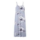Hot Summer AmazoneBayNew Women's Clothing Sexy Low Cut Printed Floral Strap Dress