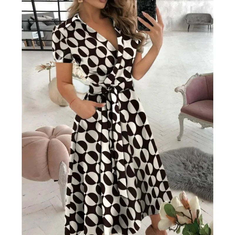 polka dot print / XL
