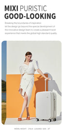 Carry On Luggage with Cup Phone Holder