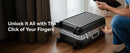 20 inch Aluminum Hard Shell Zipperless Carry-On