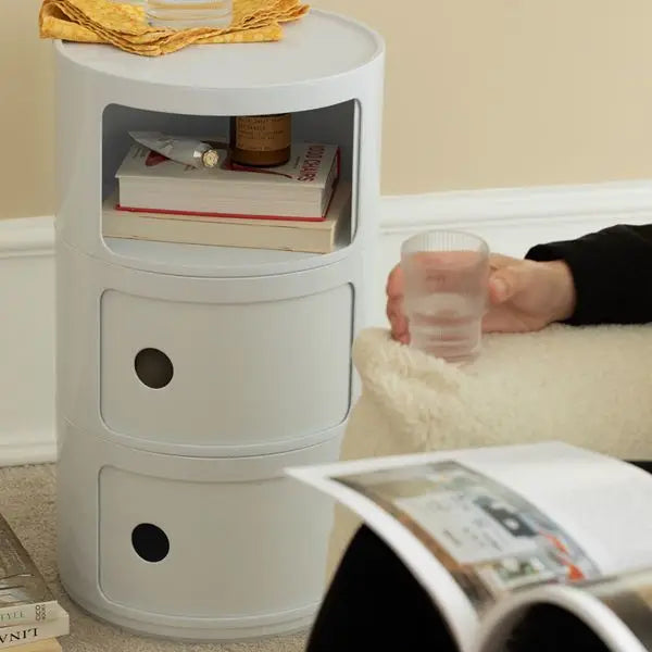 2/3/4/5 layer Nordic Round Bedside Table