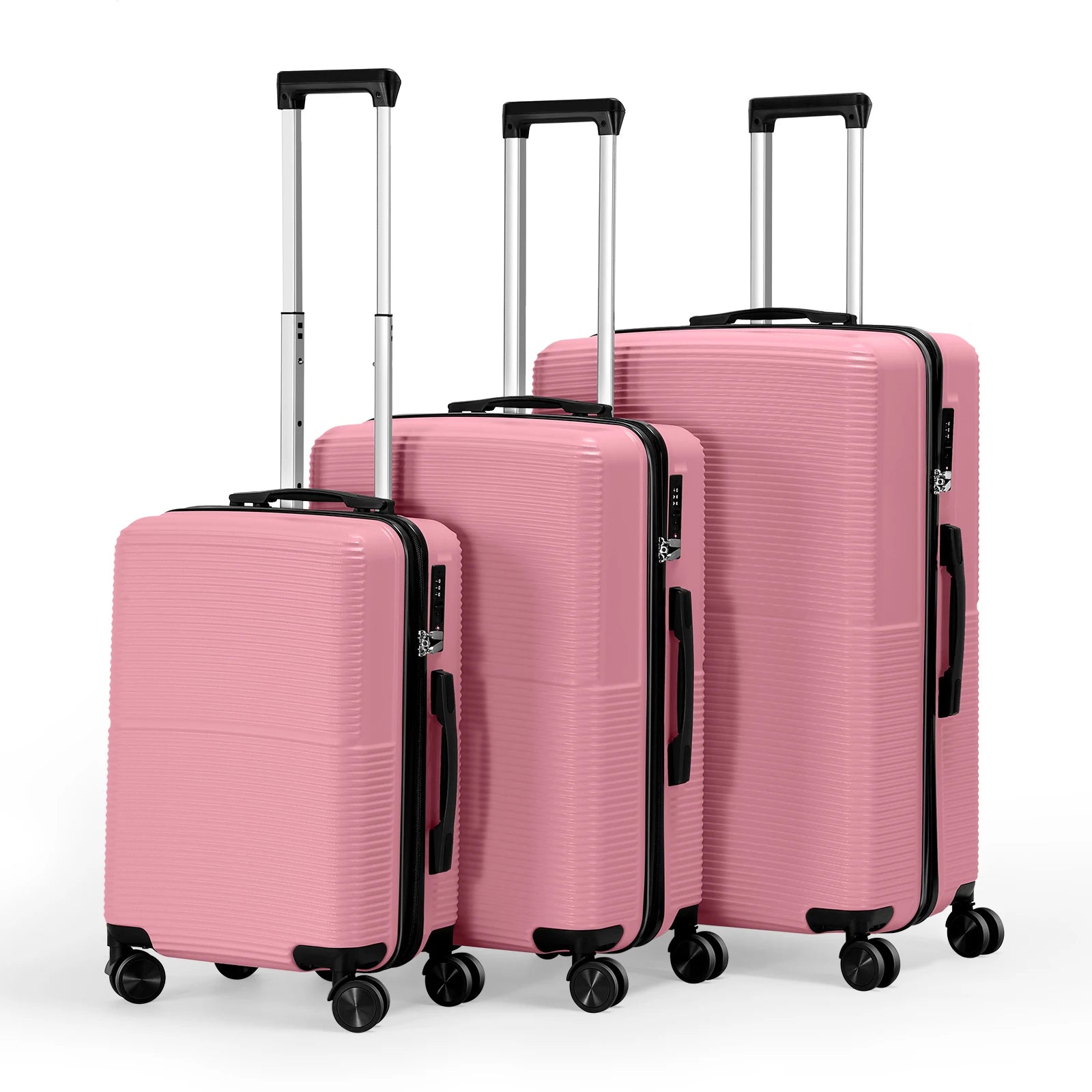 3Pcs Luggage Hardshell Travel Suitcase