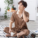 New Men Long Sleeve Short Sleeve Sleepwear