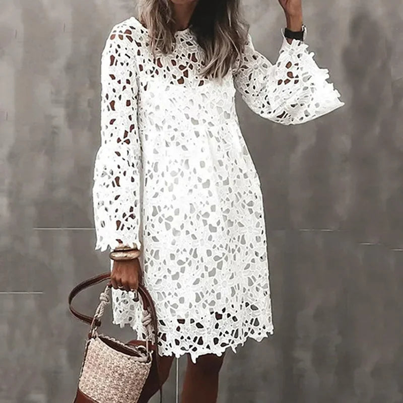 Women's Hollow Lace Dress