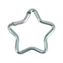 Aluminum Outdoor Star Shaped Spring Locking Carabiner Clip