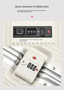 Aluminum Suitcase Front Opening Rolling Luggage