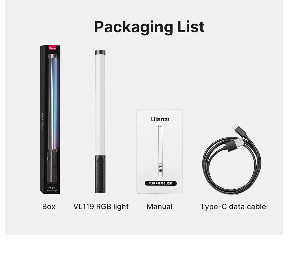 Handheld RGB Colorful Stick Light