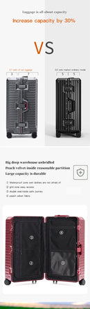 Men Carry-On Aluminum Luggage