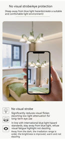 Green Pastoral Style Flower Pendel Chandelier