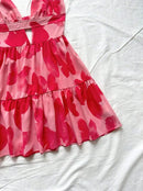 Women Sleeveless Backless Mini Dress