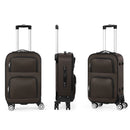20 inch lightweight luggage with rotating wheels