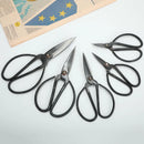 Classical style iron forging flange scissors