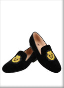 Summer New Model Imported From India British Royal Style Patch Embroidery Men Velvet Shoes Handmade Slip-On Loafers