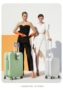 Carry On Luggage with Cup Phone Holder