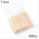 100/50Pcs Orange Wood Nail Sticks